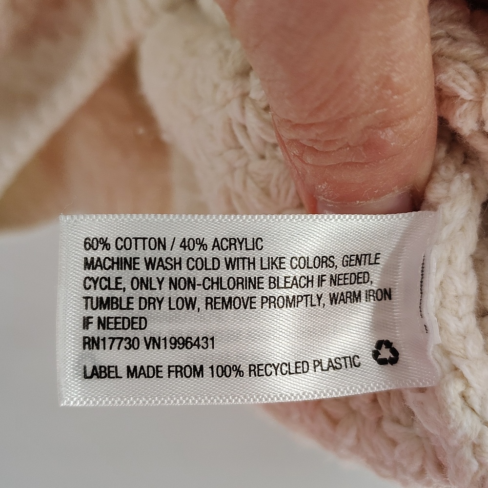 Universal Thread Sweater Size Medium Cream Long S… - image 4